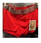 [S] CALVIN KLEIN ICON MICRO LOW RISE TRUNK,RED, NB2540-643 (SCK154)