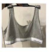 [S] CALVIN KLEIN MODERN COTTON U-BACK BRALETTE,GREY, QF4393-020 (SCK164)