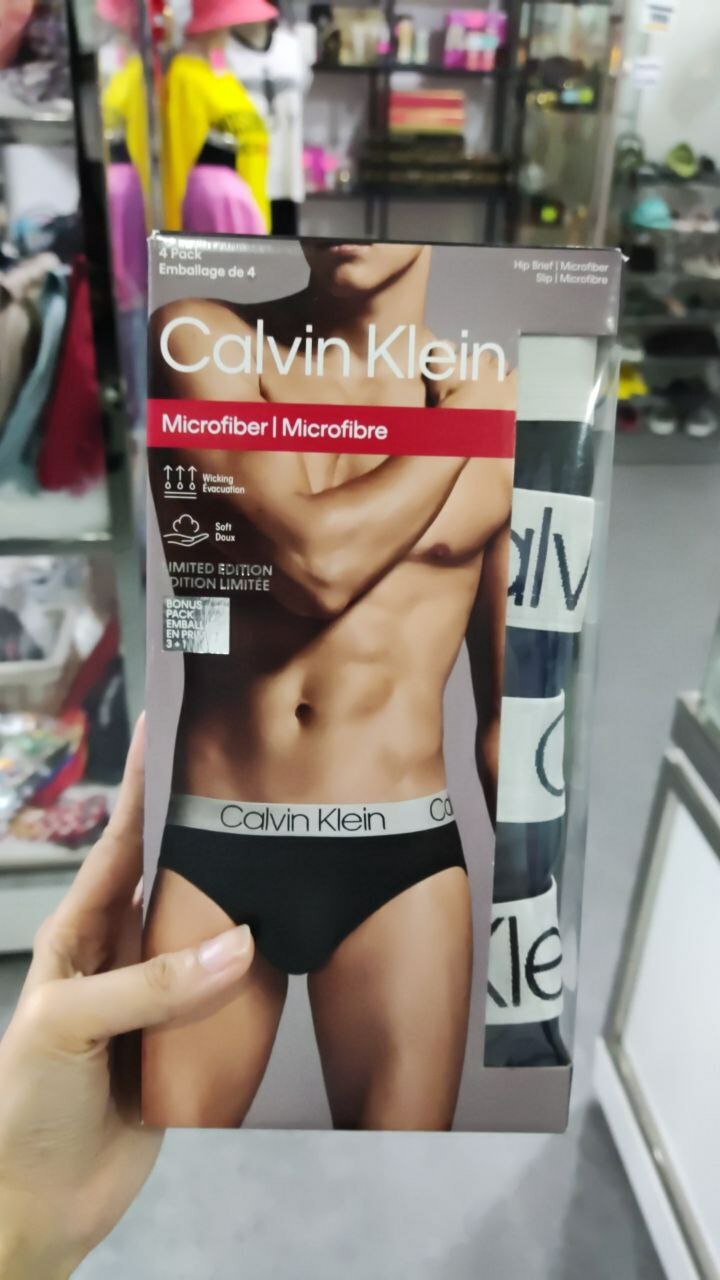 [S] CALVIN KLEIN MODERN COTTON 4-PACK HIPSTER BRIEF,BLACK, NP2429-903 (SCK170)
