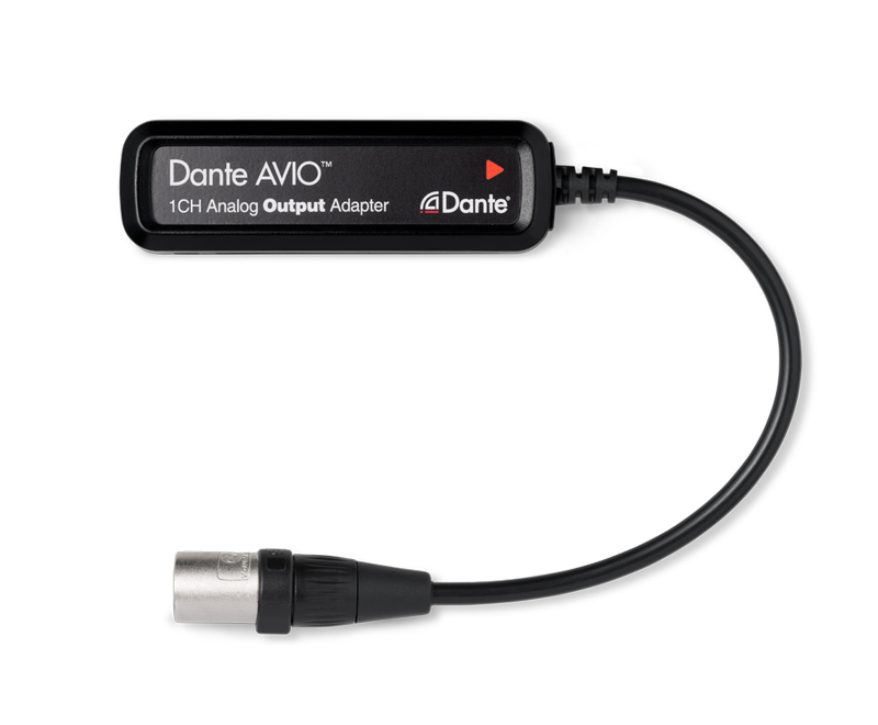 Audinate dante avio analog output adapter 0x1