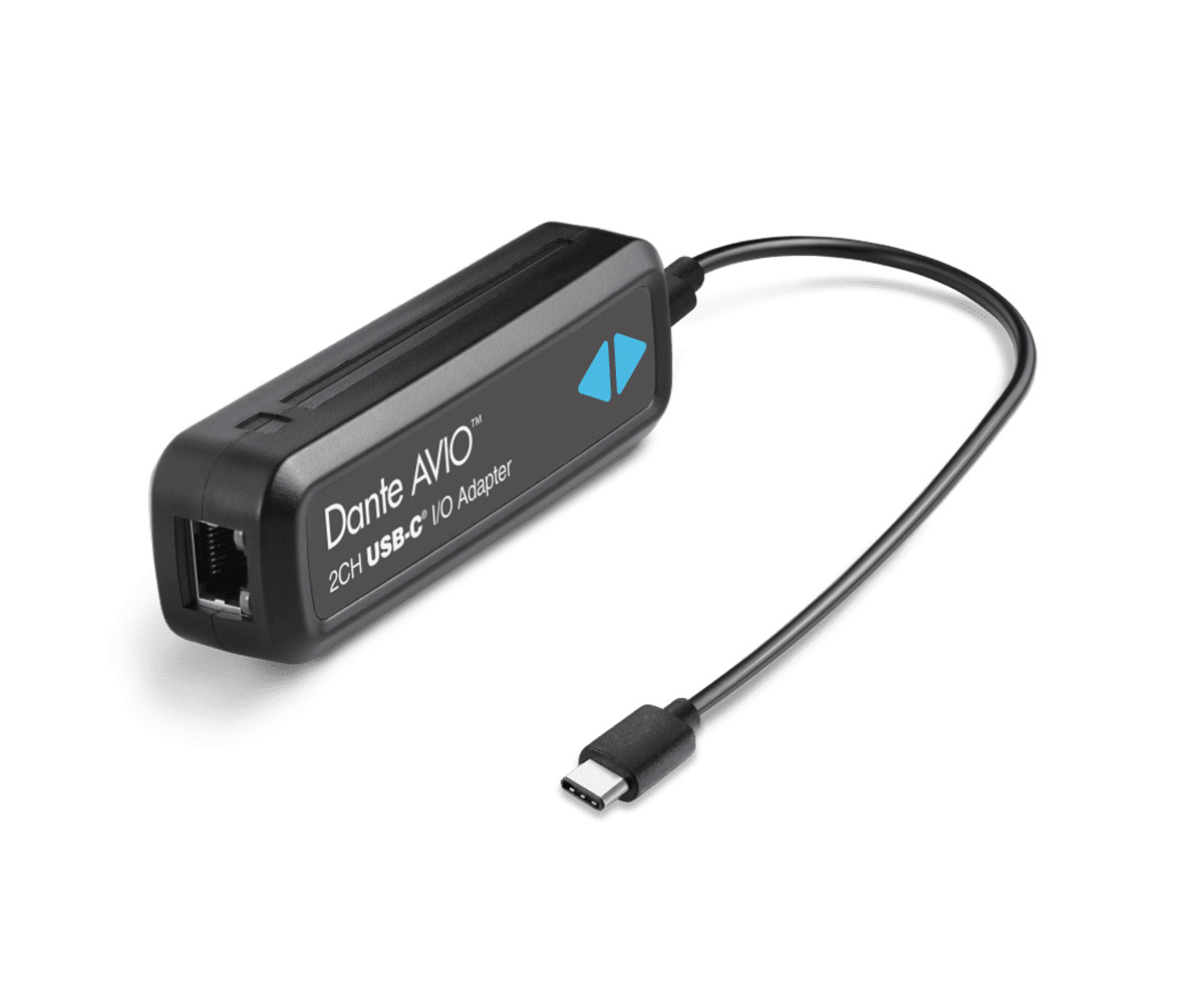 Audinate Dante AVIO USBC IO Adapter 2x2