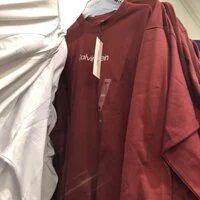 [S] CALVIN KLEIN LONG SLEEVE SHIRT, RED, SP40578518-40JP230601 (SCK179)