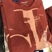 [S] CALVIN KLEIN LOGO TSHIRT,RED, SP40578263-40JP900601 (SCK187)