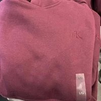 [S] CALVIN KLEIN FIT ARCHIVE LOGO HOODIE SWEATER, MAROON, SP40581651-40HP256501 (SCK191)