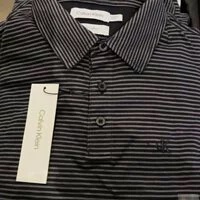 [S] CALVIN KLEIN STRIPE SHORT SLEEVE POLO,BLACK, SP40582334-40JP241001, FINAL SALE (SCK192)
