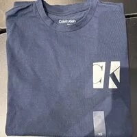 [S] CALVIN KLEIN MEN'S T-SHIRT,NAVY, SP40579622-40JP820410 (SCK195)