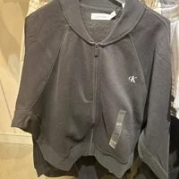 [S] CALVIN KLEIN CLASSIC BOMBER JACKET, BLACK, SP40578468-40WP140001 (SCK203)