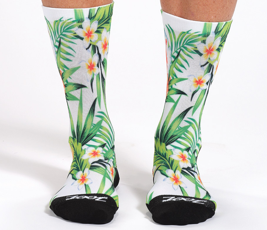 Zoot 6inch sock White Hawaii