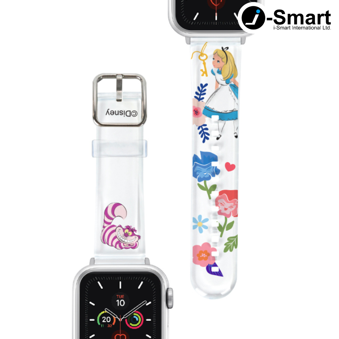 迪士尼 Disney-Apple Watch錶帶-PVC系列-大頭愛麗絲 Alice