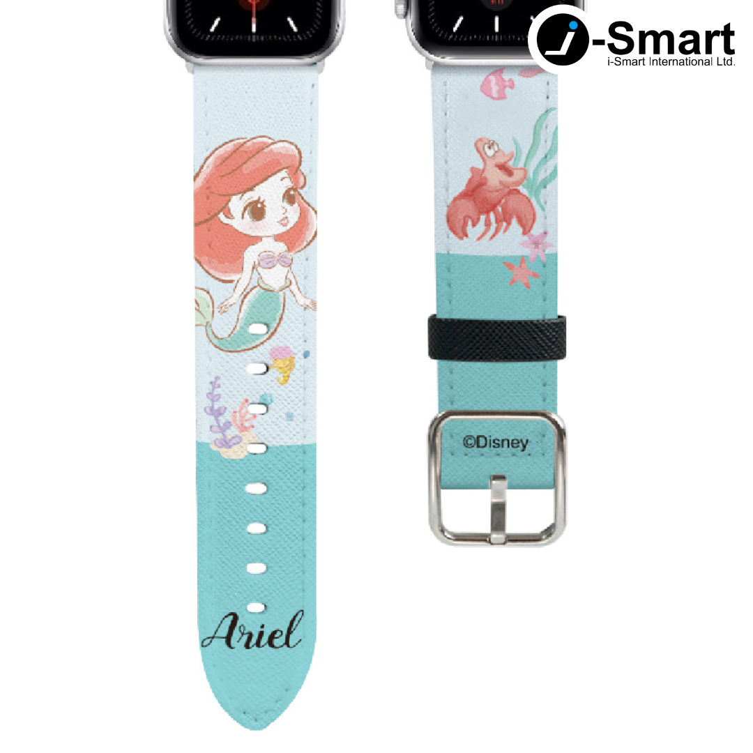 Disney-Apple Watch Band-Leather Series-Cute Ariel