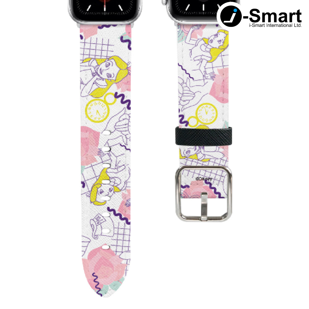 Disney-Apple Watch Band-Leather Series-Alice in the Wonderland