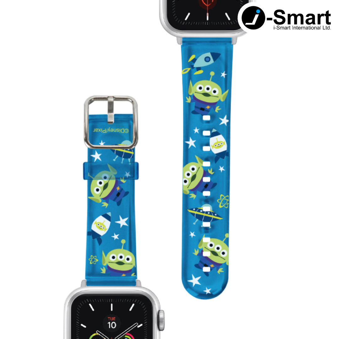 迪士尼 Disney-Apple Watch錶帶-PVC系列-藍色三眼仔 Alien