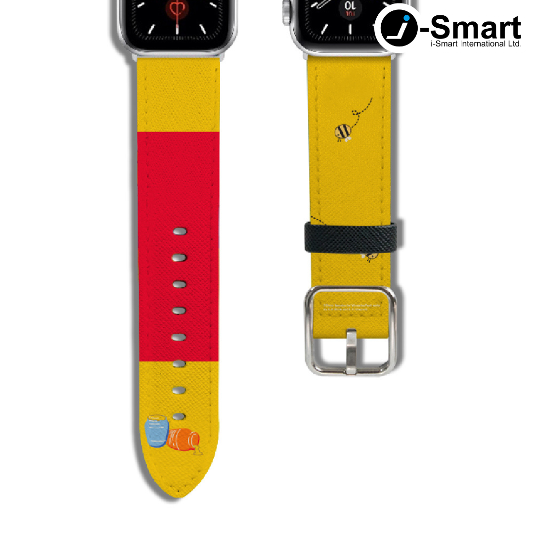 迪士尼 Disney-Apple Watch錶帶-皮革系列-小熊維尼 Winnie The Pooh