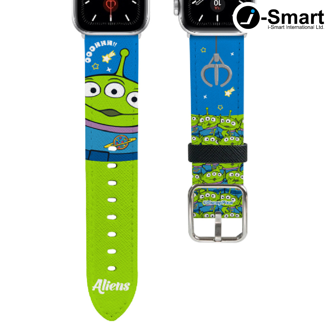 迪士尼 Disney-Apple Watch錶帶-皮革系列-抓抓三眼仔