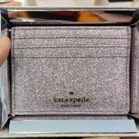 [S] KATE SPADE K9261 TINSEL GLITTER FABRIC BOXED SMALL CARD SET,LILAC FROS, 196021187285 (SKS435)