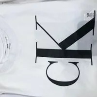 [S] CALVIN KLEIN LOGO TSHIRT,WHITE, CJCT3554-WHT (SCK227)