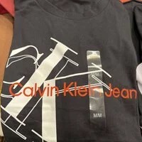 [S] CALVIN KLEIN BIG CK JEAN PRINT T-SIRT,BLACK, 40818KP-001 (SCK228)