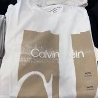 [S] CALVIN KLEIN LOGO TSHIRT,WHITE, CJCT3680-1N6 (SCK229)