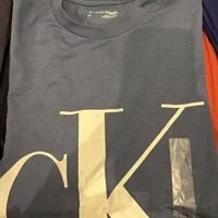 [S] CALVIN KLEIN MEN'S T-SHIRT,BLUE, SP40579400-40HP825410 (SCK230)