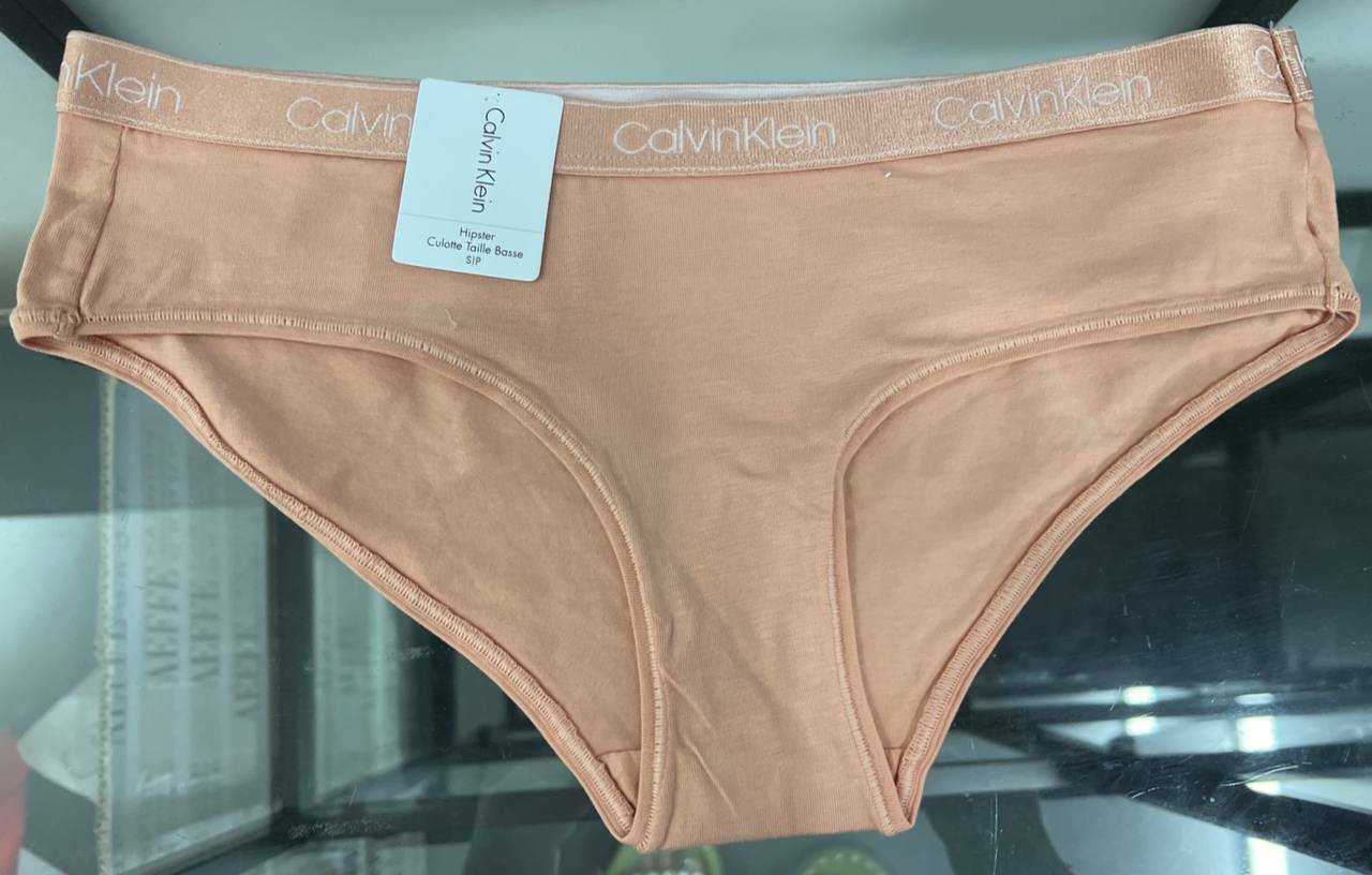 [S] CALVIN KLEIN COTTON ESSENTIAL HIPSTER UNDERWEAR,PEACH, QD3750-830 (SCK236)