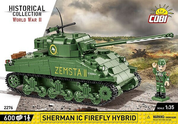 Cobi : WWII 2276 Sherman IC Firefly Hybrid (600pcs)