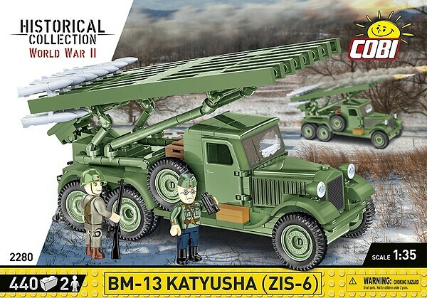 Cobi : WWII 2280 BM-13 Katyusha (ZIS-6) (440pcs)