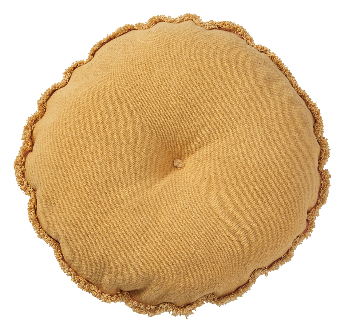 Lifetime Round Cushion - Butterflies / Honey Glow