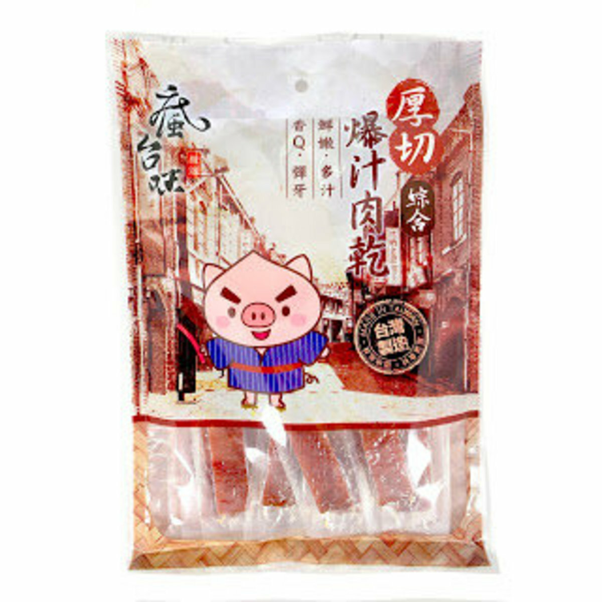 H2: 瘋台味 - 厚切爆汁肉乾 原味綜合 240g