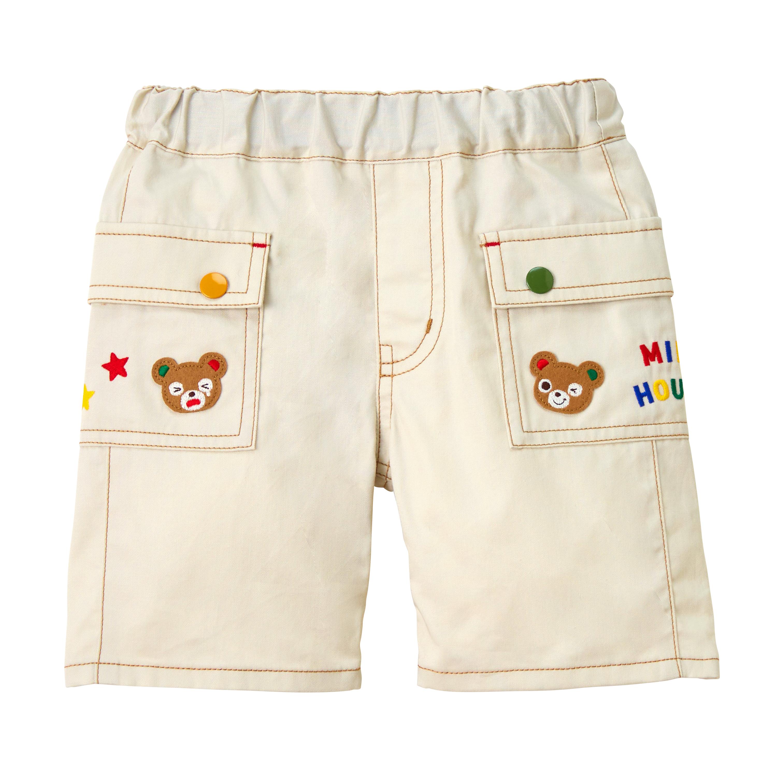 小熊刺繡短褲