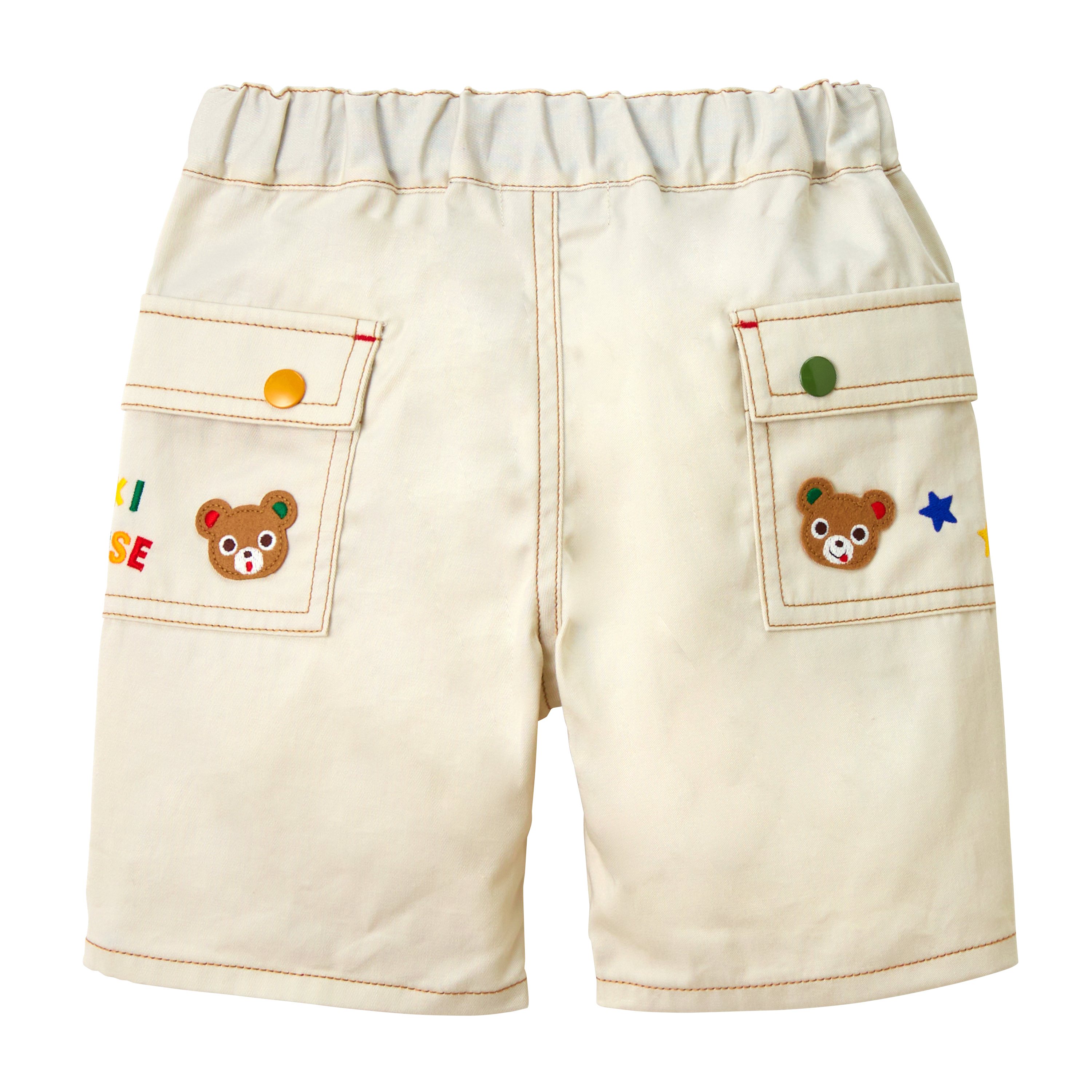 小熊刺繡短褲