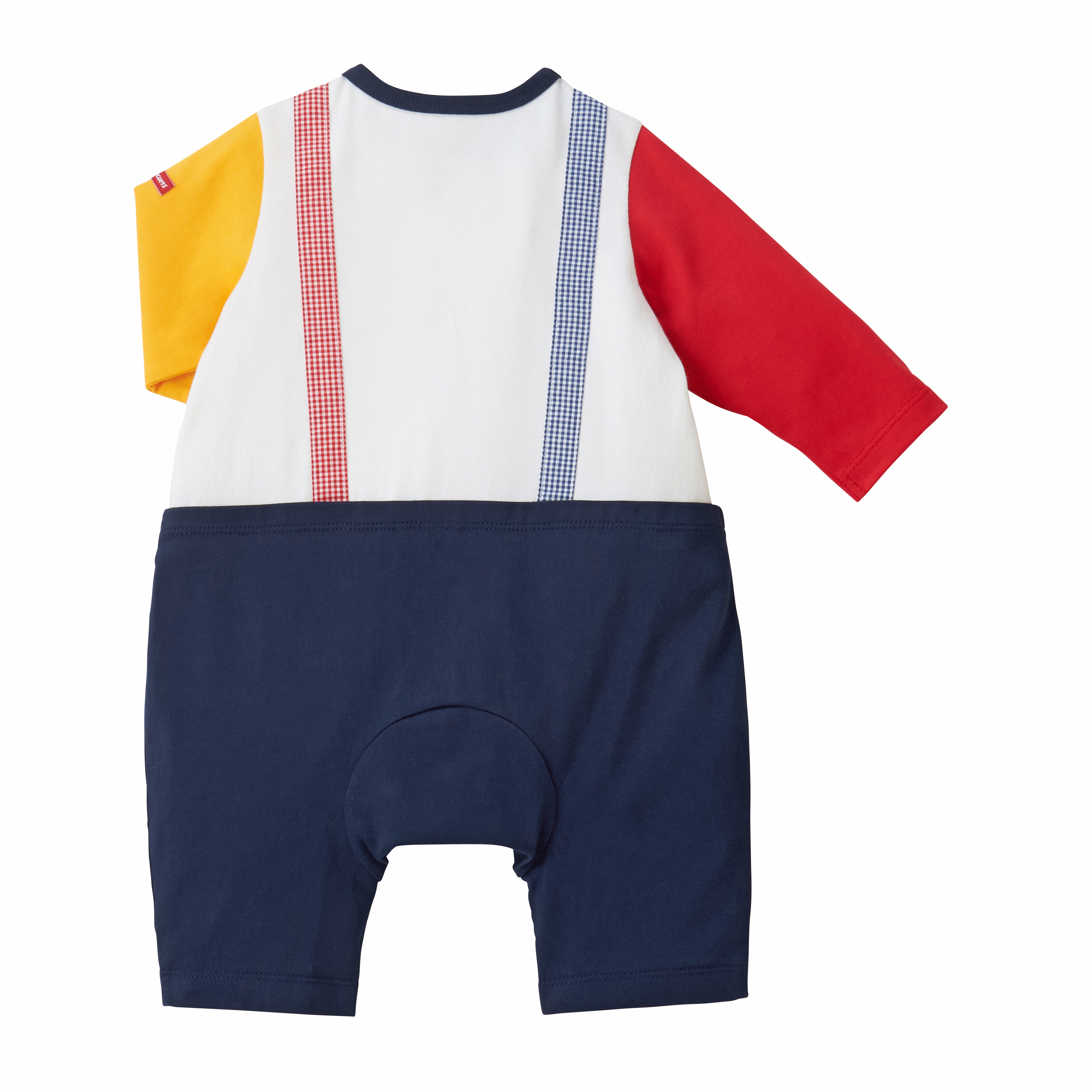 小熊假兩件連體服