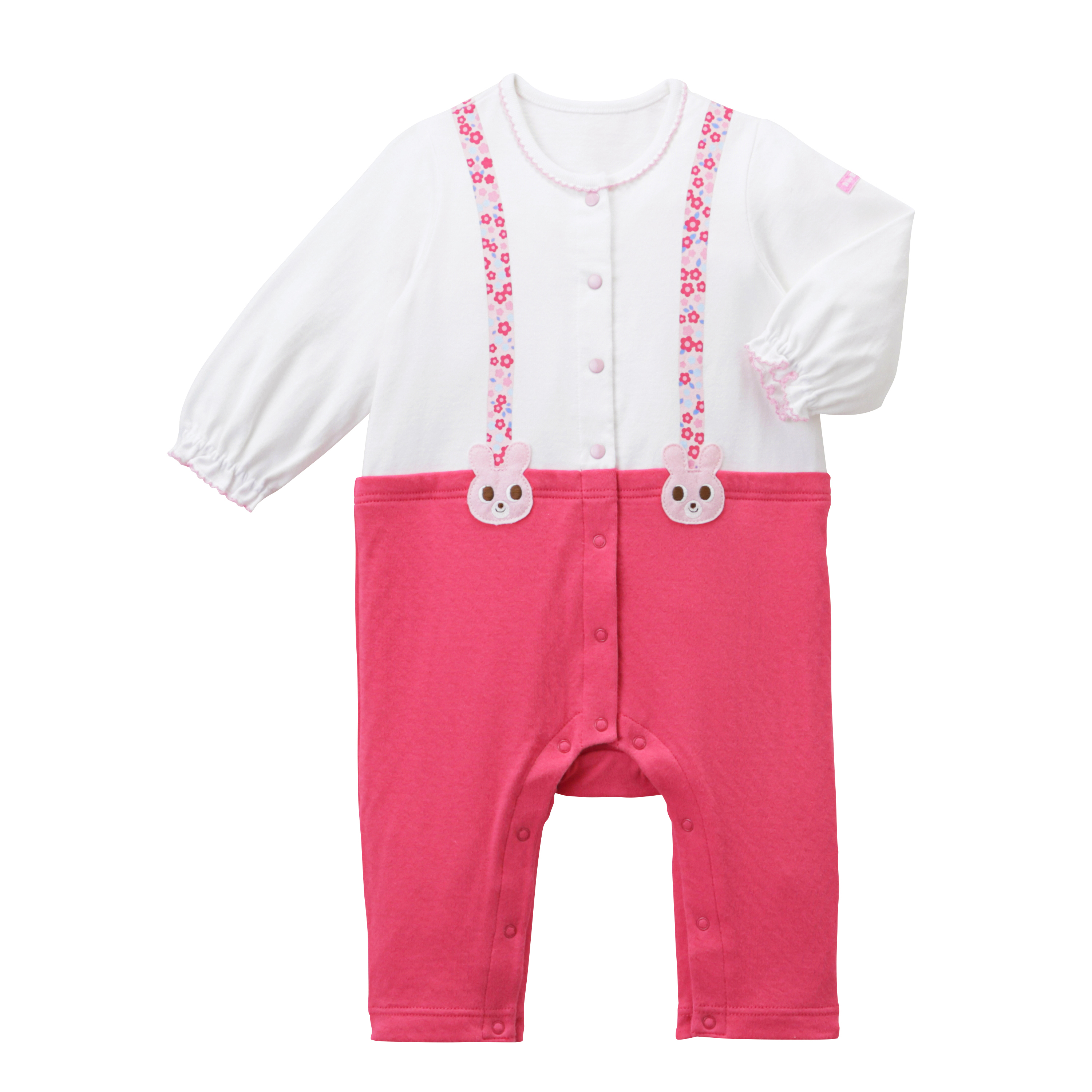 小兔子假背帶式連體服