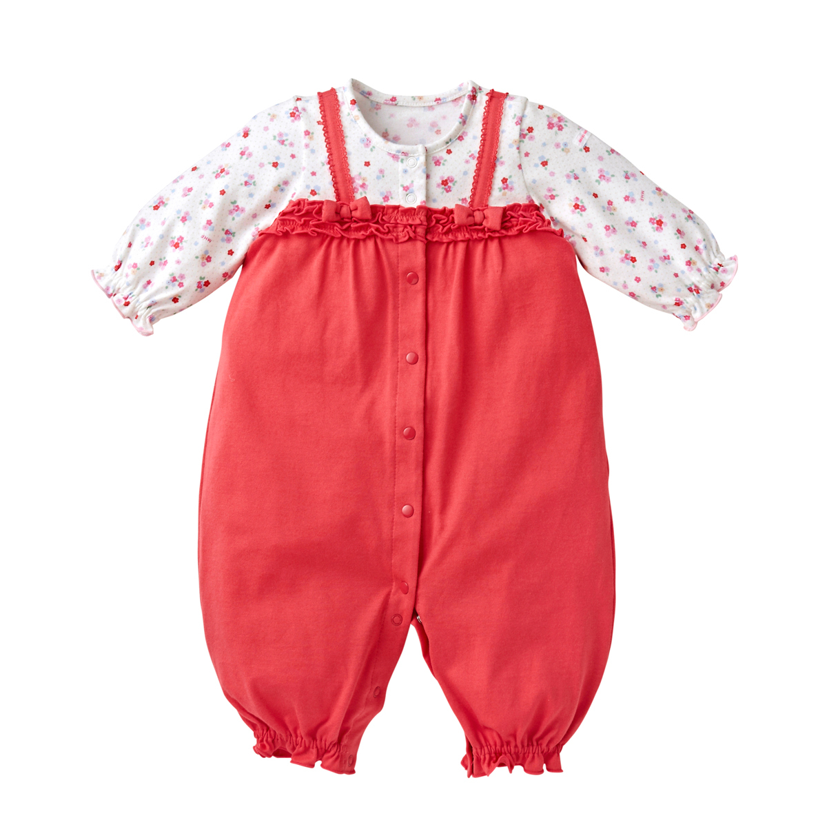 碎花兩用連體服