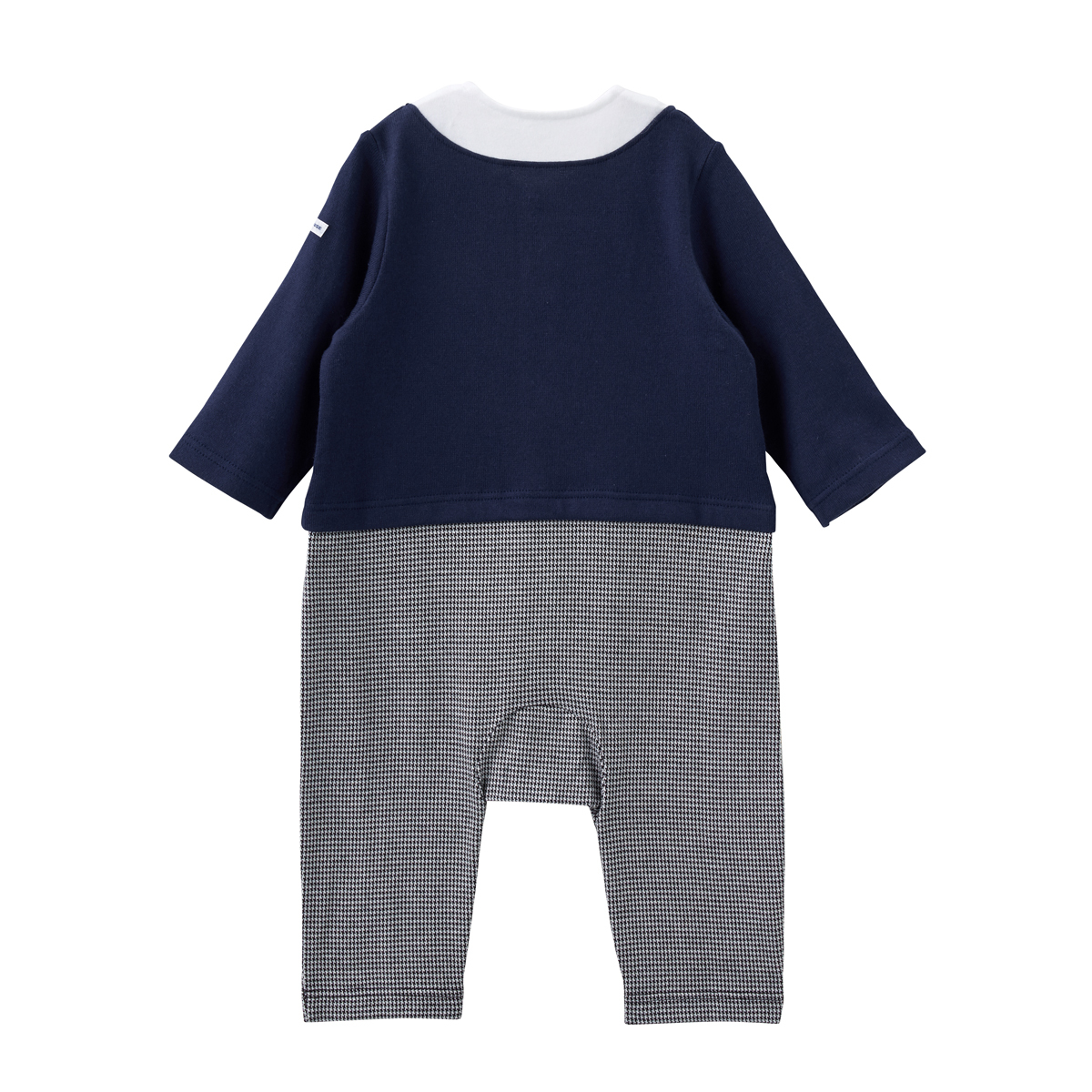 紳士假兩件連體服