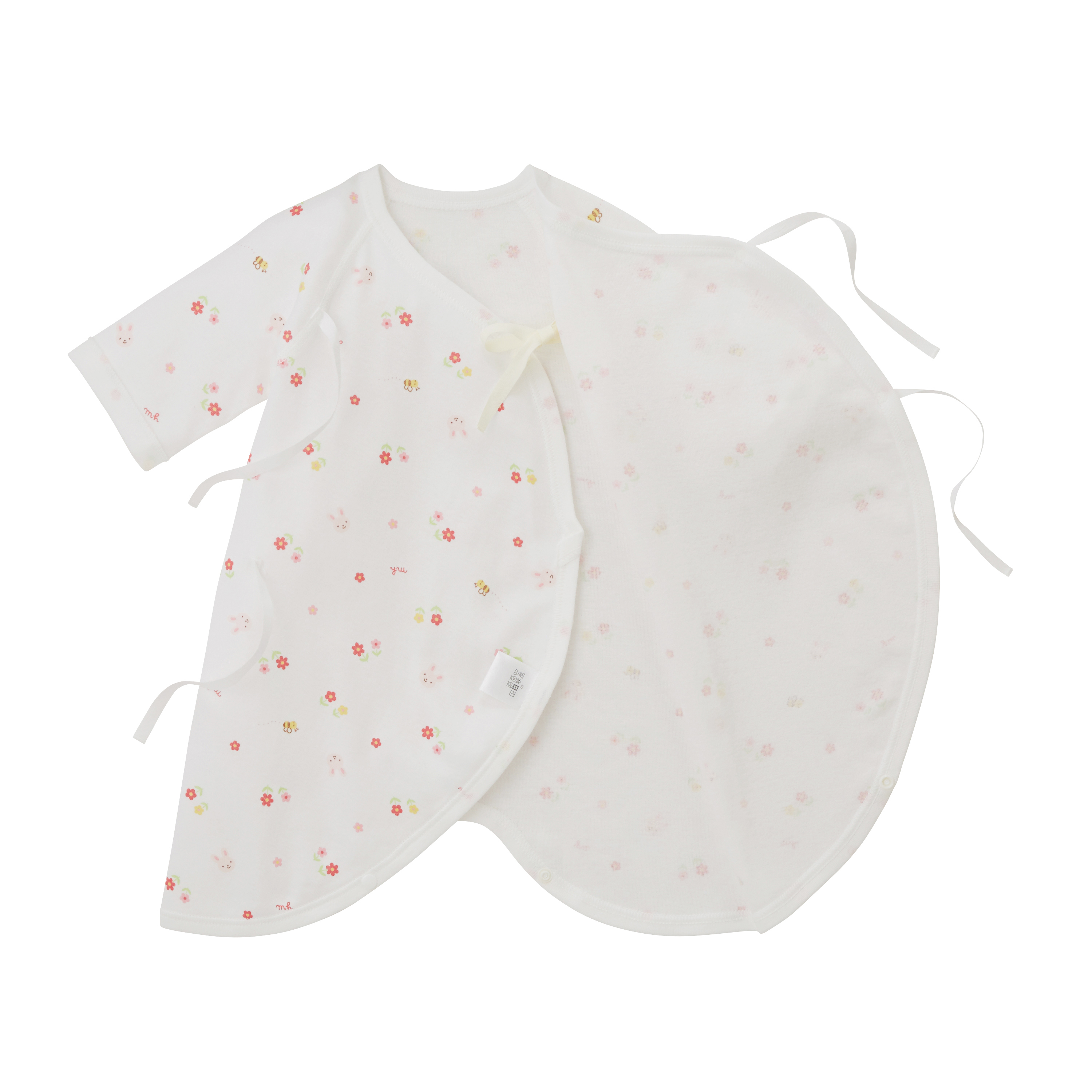 抗菌純棉小碎花和尚袍