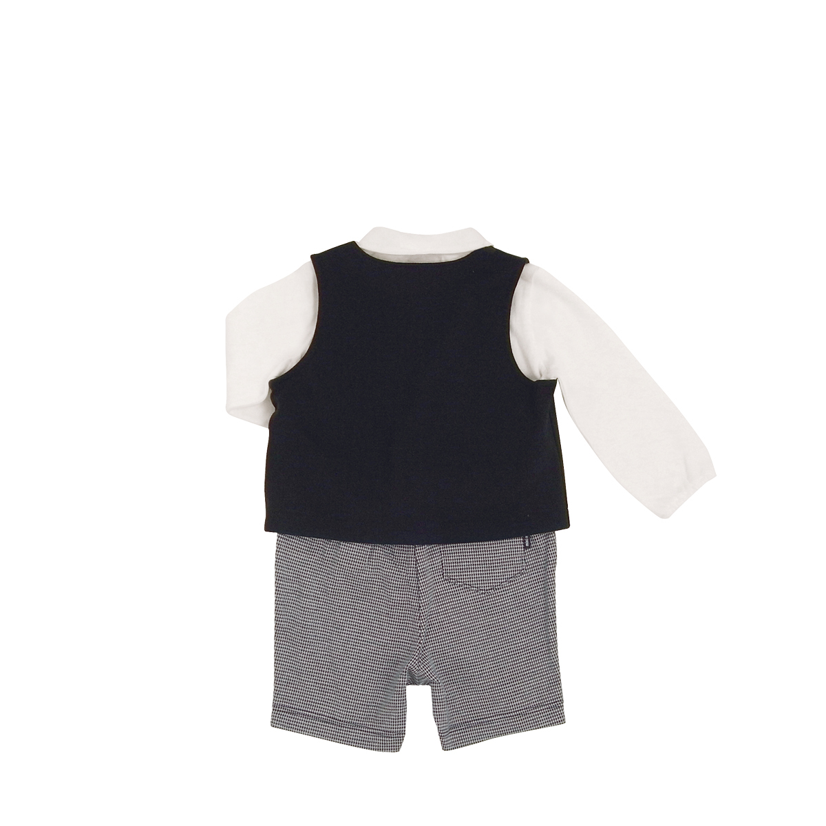 假兩件伸士背帶褲