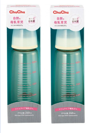ChuChu Baby - CHU CHU Natural . Standard Caliber PPSU Feeding Bottle 240ML x 1 (Parallel Import)