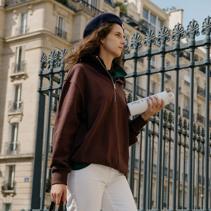 STUDIO & PARC Bercy Neck Zipper Sweatshirt 3 [男女適用]