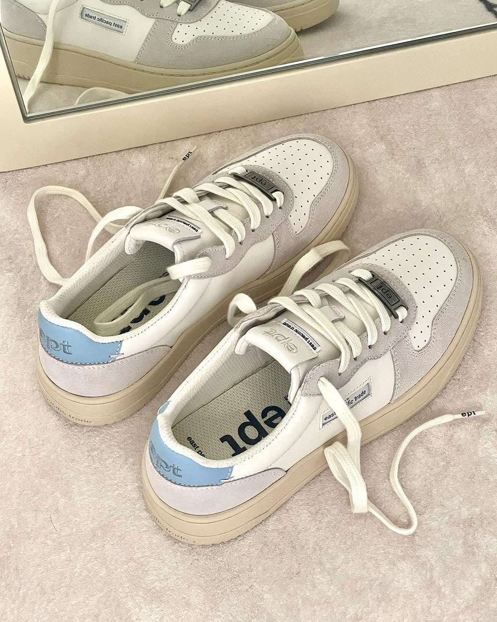 EPT East Pacific Trade Court 灰藍奶油底 (GREY/OFF WHITE)