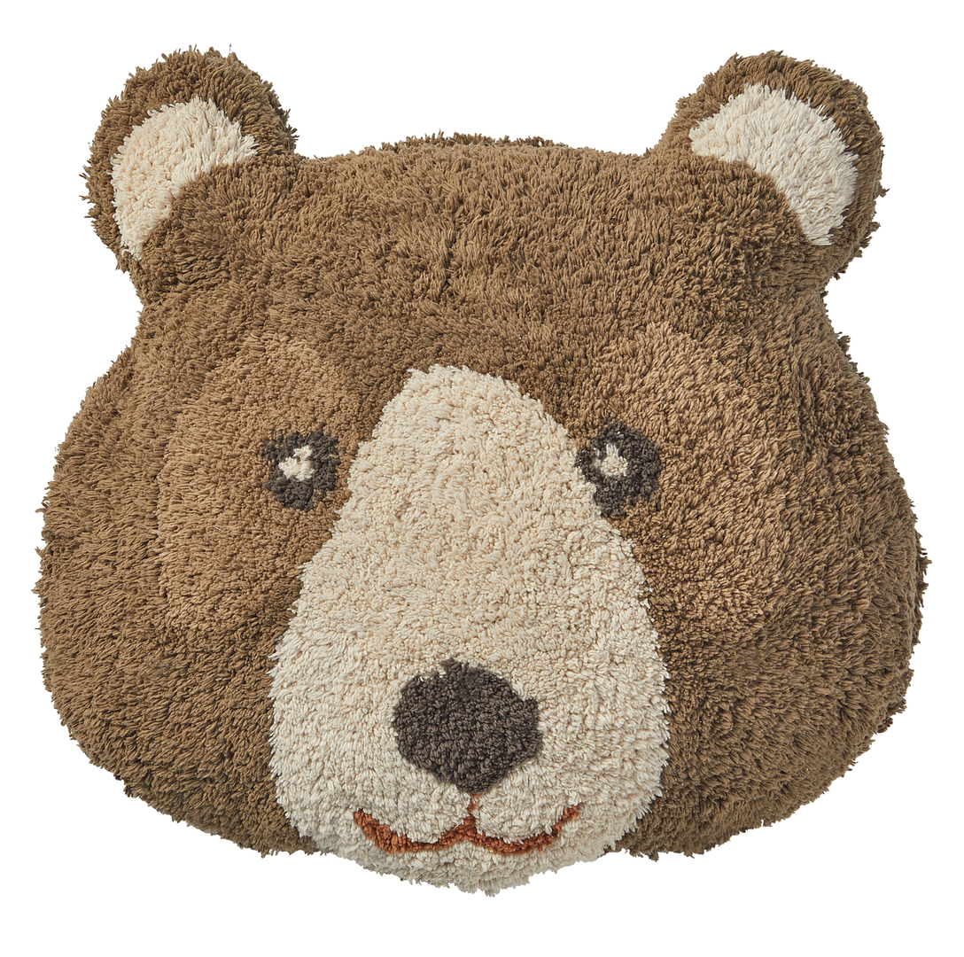 Lifetime Bear Shaped Cushion - Canoe Adventure / Tufted