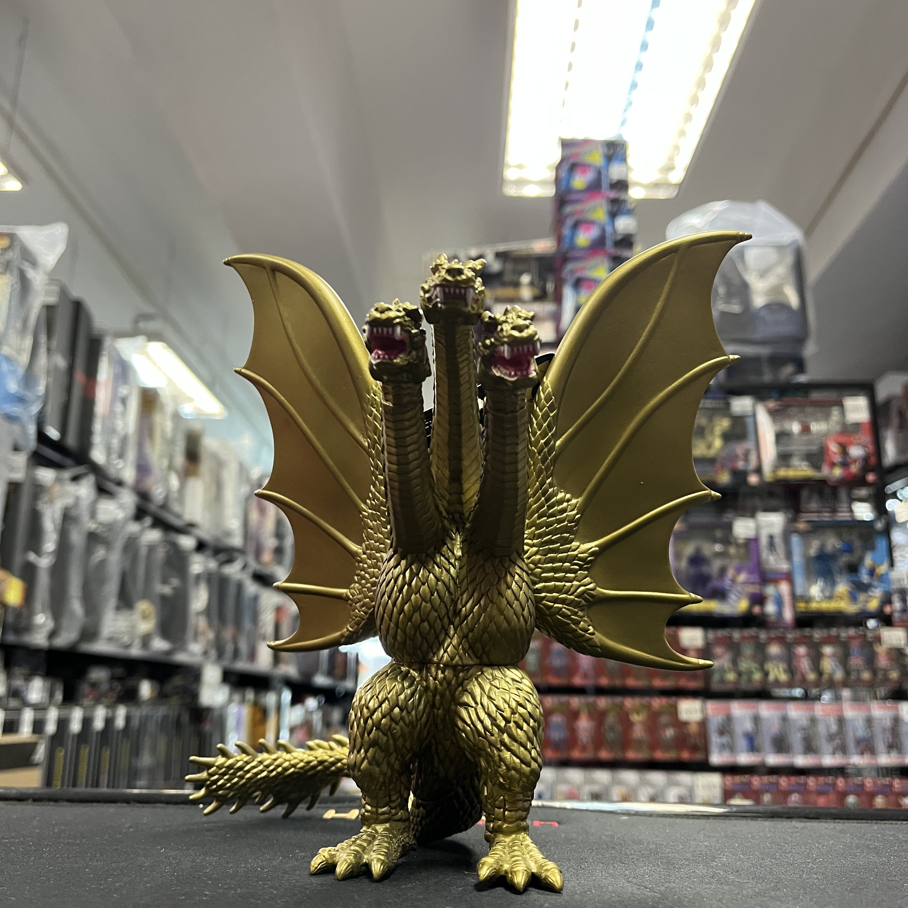 怪獸系列-哥斯拉 GODZILLA 軟膠 電影巨獸EX　基多拉