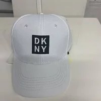 [S] DKNY V3803804 BOX LOGO HAT,WHITE, 802892260063 (SD337)