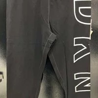 [S] DKNY HIGH WAIST FULL LENGTH LOGO LEGGING,WHT, DP1P1960-WHT (SD348)