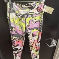 [S] DKNY PRINTED LEGGING,MULTI, DP2P2950-FJT (SD351)