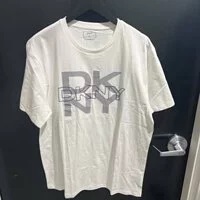 [S] DKNY SQUARE STACK LOGO TEE,WHITE, M1210006-WHT (SD368)