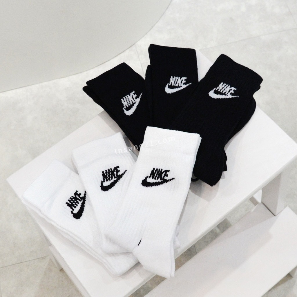 NIKE NSW SOCKS 日本限定款 全黑 小LOGO 長襪 基本款 SK0109-010 // SK0109-010