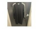 [S] DKNY KNITTED DRESS LONG SLEEVE,BLACK, DD1HN711-BLK (SD372)