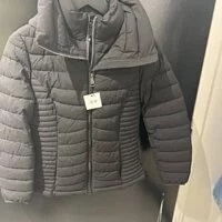 [S] DKNY PACKABLE JACKET,BLACK, DL2MP298-BLK (SD377)