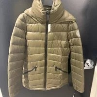 [S] DKNY PACKABLE PUFFER JACKET,BROWN, DL0MD007-LDN (SD389)