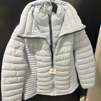 [S] DKNY PACKABLE JACKET,POWDER BLUE, DL2MP298-PWB (SD392)